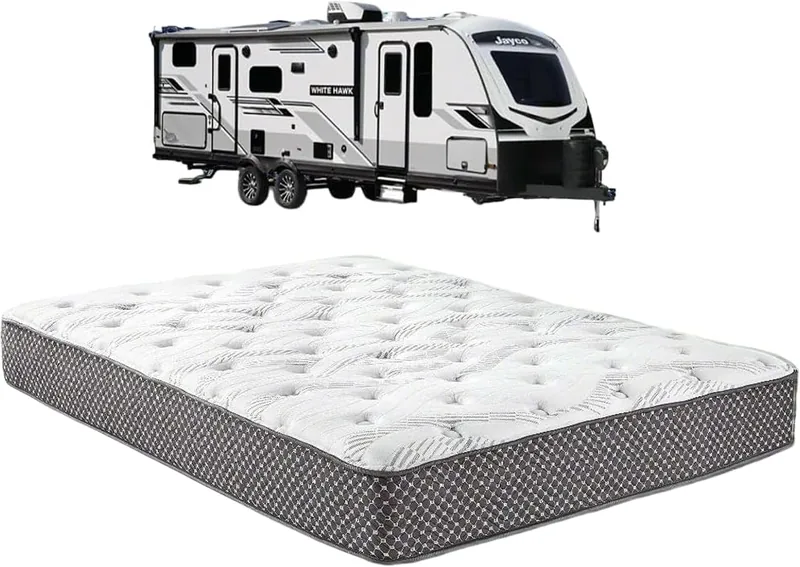 RV Mattress Solutions WanderRest Cool Hybrid, 10 in, 60 x 74 x 10 in