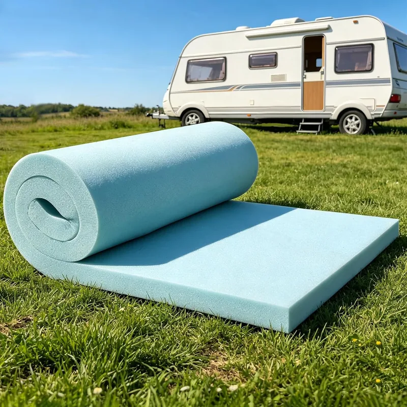 CRAURU RV Topper, 2 in, 72 x 80 x 2 in